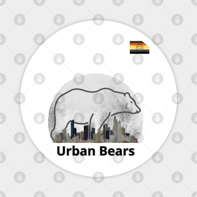 Urban Bear III Magnet by CreativeTees23